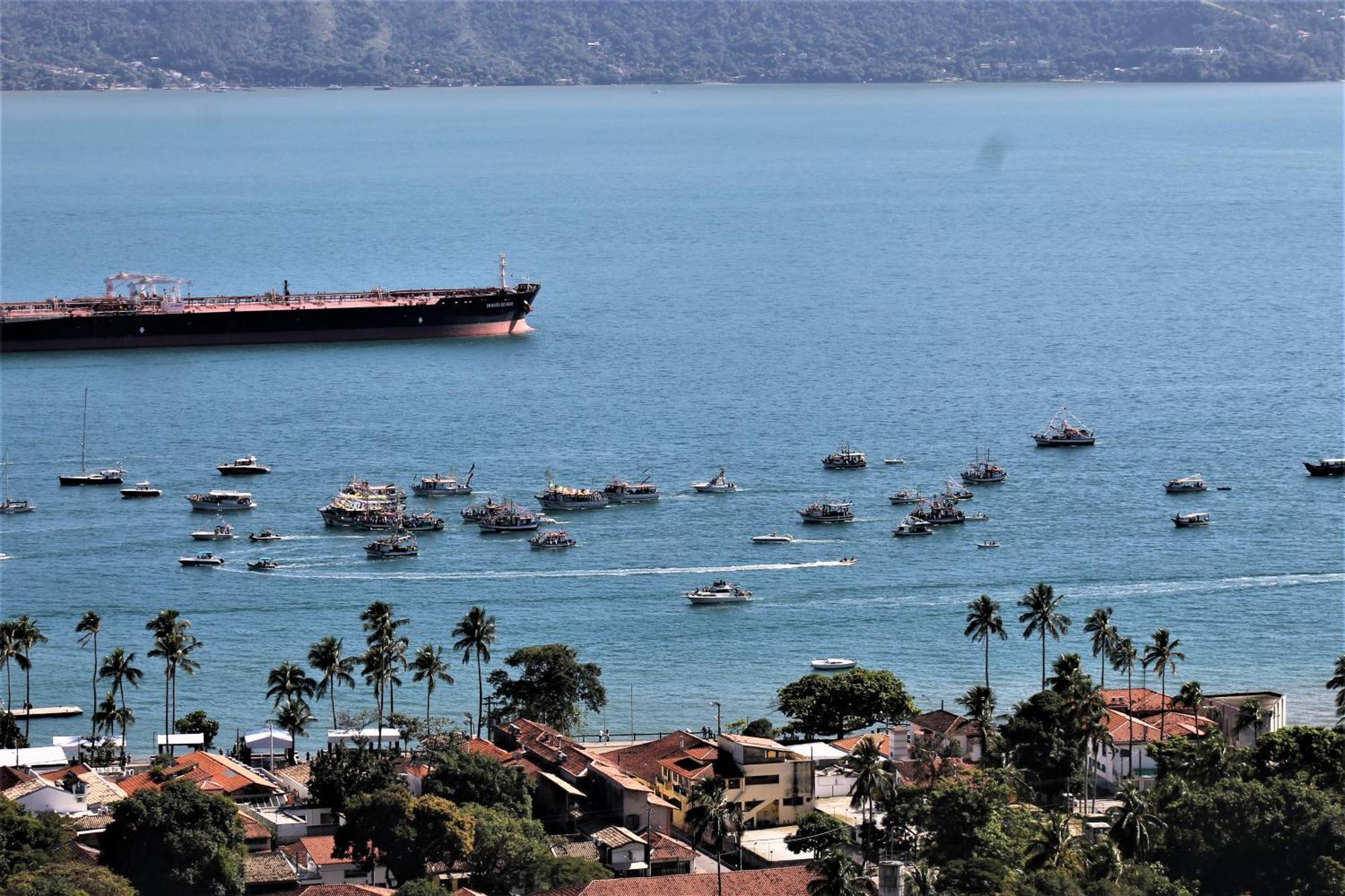 Cantagalo Ilhabela - Onde O Galo Canta De Tao Linda A Vista Exterior photo